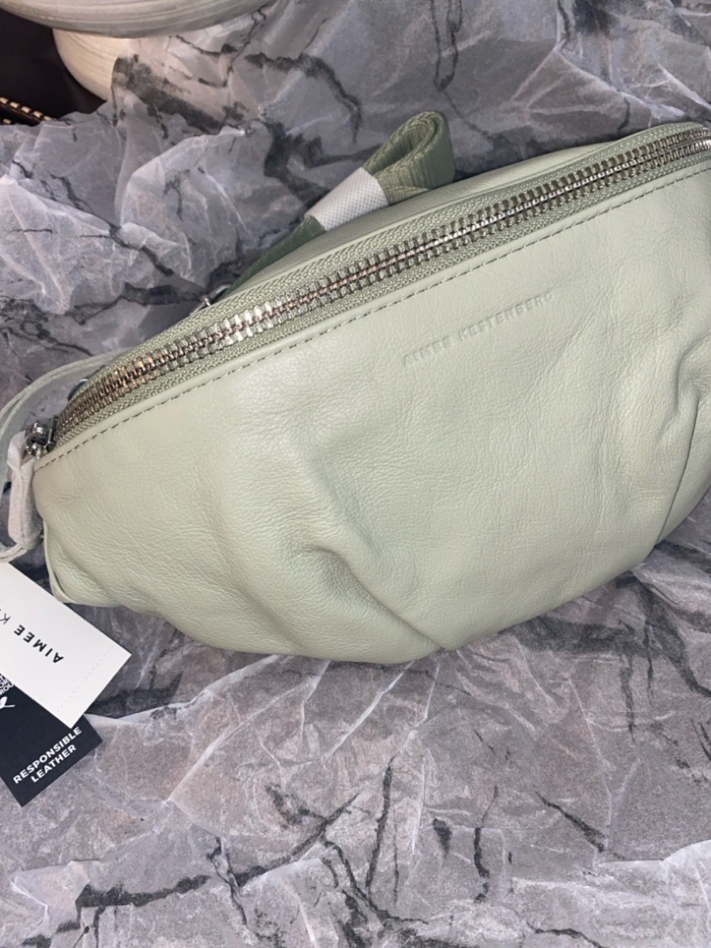 Aimee Kestenberg Sage Leather Sling Belt Bag
